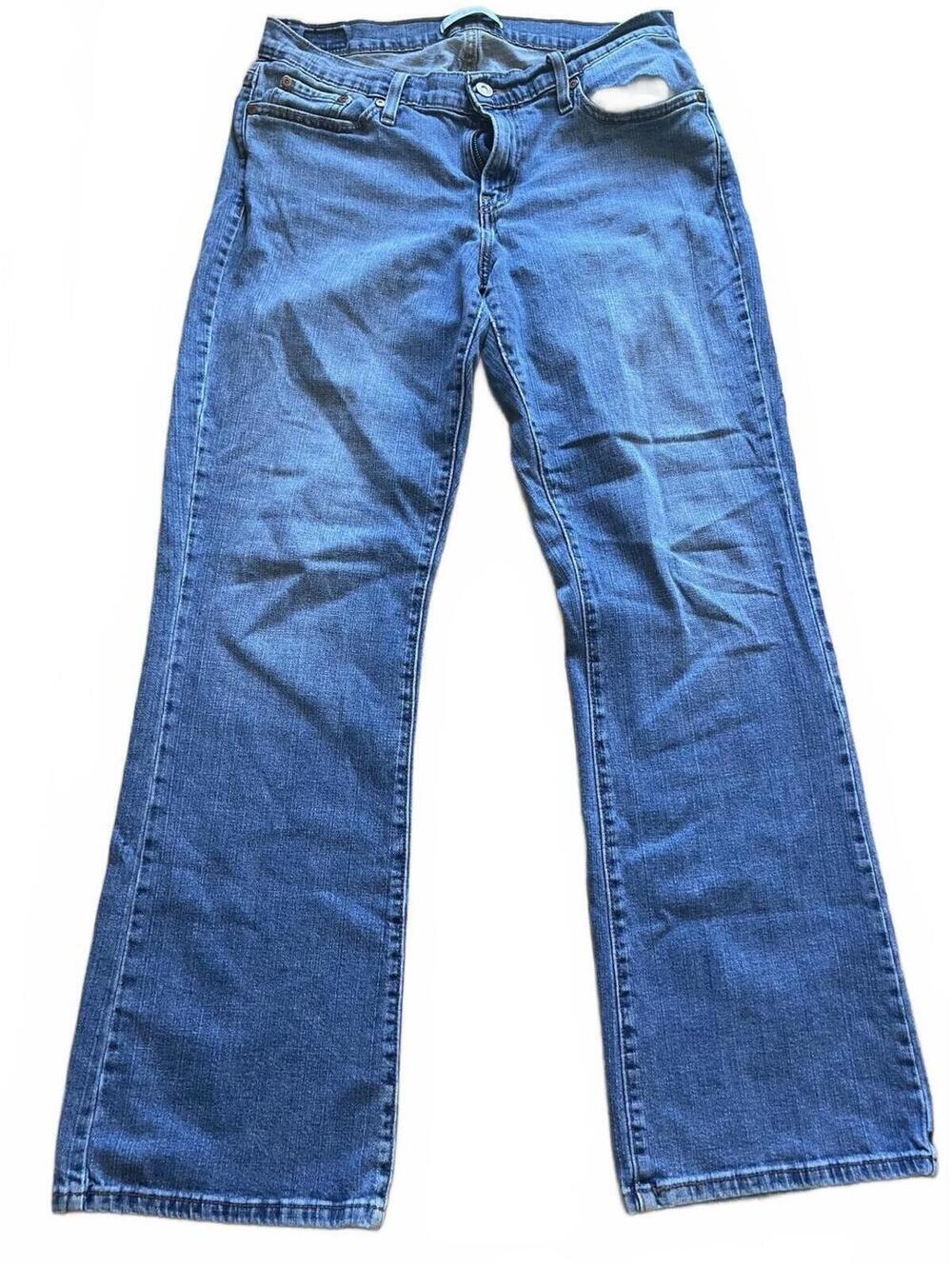 Levi’s 529 Curvy Boot Cut  Size 12 Medium Wash Stretch Denim Classic Fit